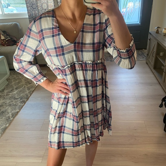 Dresses & Skirts - Zara Plaid Dress (XS)